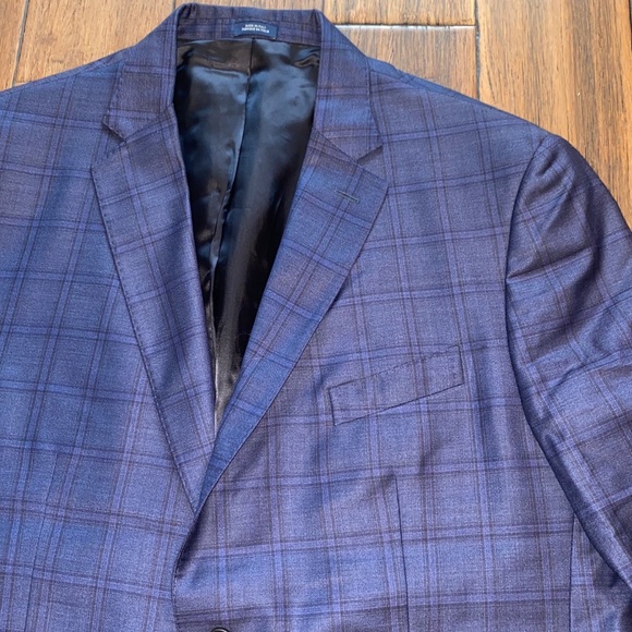 NWT JWN Wool Windowpane Sport Coat Blazer - Picture 5 of 15